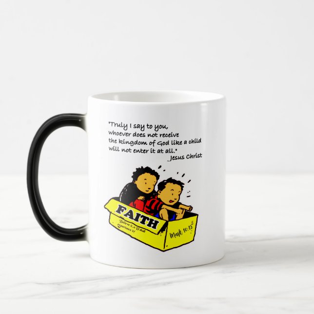 Taza Mágica Mark 10:15 - Kingdom Childlike Faith (Izquierda)