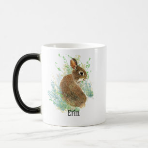 Taza Mágica Mascota de conejo conejo lindo nombre personalizad