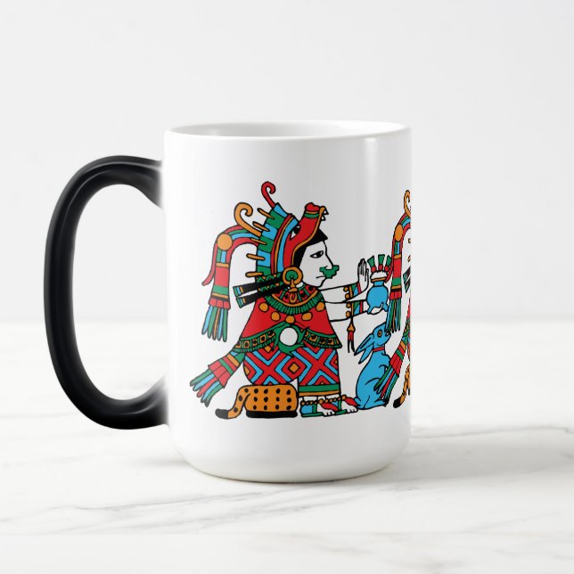 Taza Mágica Mayauel - Diosa De Pulque E Intoxicación (Izquierda)