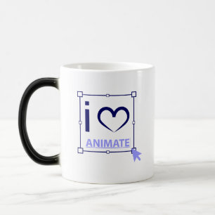 Taza Mágica Me encanta el animación