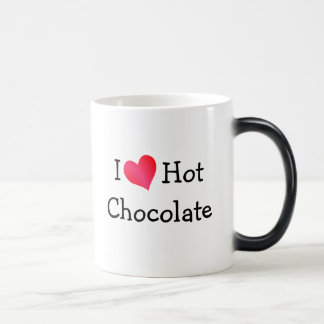 Taza Mágica Me encanta el chocolate caliente