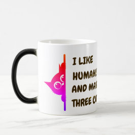 Taza Mágica Me gusta el gato que espía béisbol