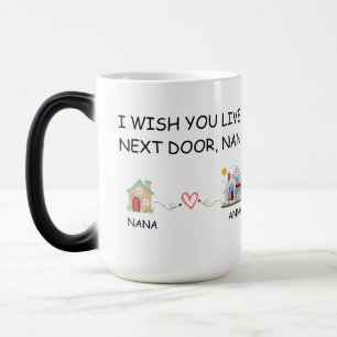 Taza Mágica Me Gustaría Que Vieras Al Lado, Mug Personalizada