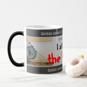 Taza Mágica Me paro en la manguera - bobo. Alemán!