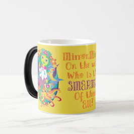 Taza Mágica Médico - princesa - sirena en vidrios:)