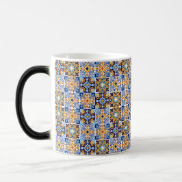 Taza Mágica  Mediterranean blue &brown Mug