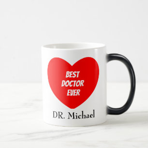 Taza Mágica Mejor Doctor del Mundo Agradecimiento Gracias Doct