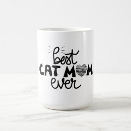 Taza Mágica Mejor Mamá De Gato