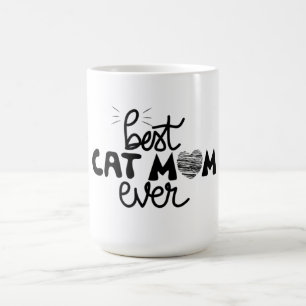 Taza Mágica Mejor Mamá De Gato