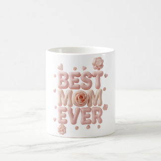 Taza Mágica Mejor Mamá del Mundo Diseño 3D Hinchado | Corazón