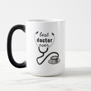 Taza Mágica Mejor Médico de Stethoscope Médico
