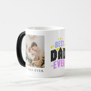Taza Mágica Mejor Papá del Mundo Foto Completa Personalizada