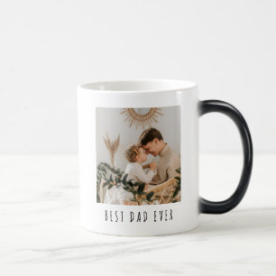Taza Mágica Mejor Papá del Mundo Foto Completa Personalizada