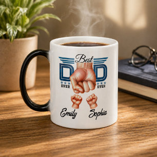 Taza Mágica Mejor Papá del Mundo Personalizado   Día del Padre