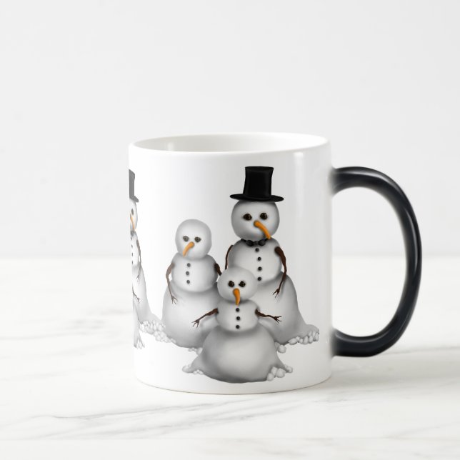 Taza Mágica Melding Snowman mug (Derecha)