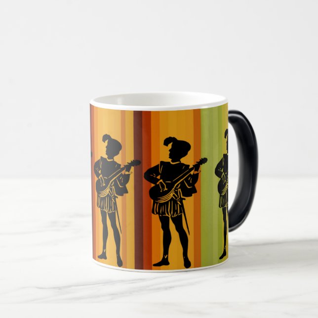 Taza Mágica Melodía Medieval: Músico y artista (Anverso derecho)