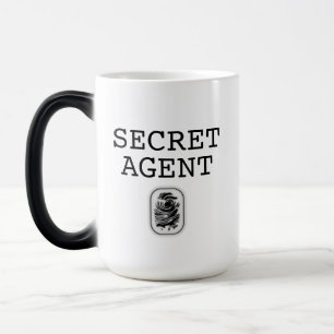 Taza Mágica Mensaje oculto de agente secreto