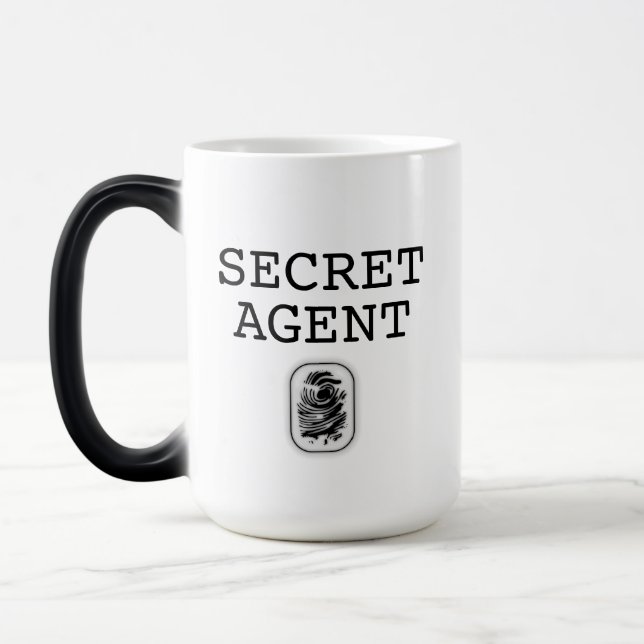Taza Mágica Mensaje oculto de agente secreto (Izquierda)