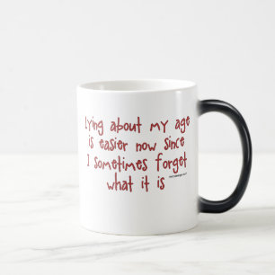 Taza Mágica Mentira sobre mi edad