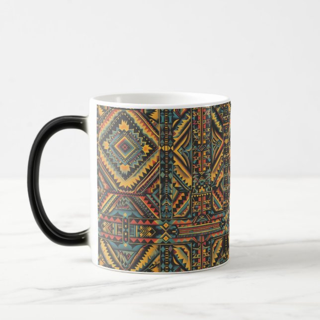 Taza Mágica Mesmerización de la elegancia geométrica de siglos (Izquierda)