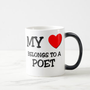 Taza Mágica Mi corazón pertenece a un POETA