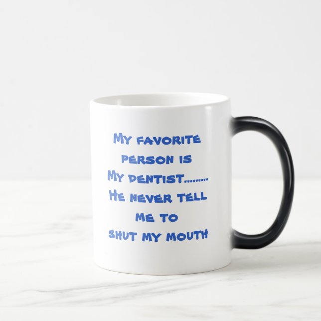 Taza Mágica Mi dentista (Derecha)