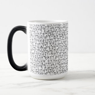 Taza Mágica Mi gato tenía razón sobre ti patrón de gatos diver