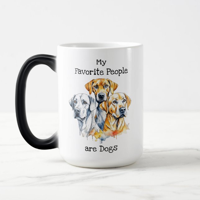 Taza Mágica Mi gente favorita son los perros (Izquierda)