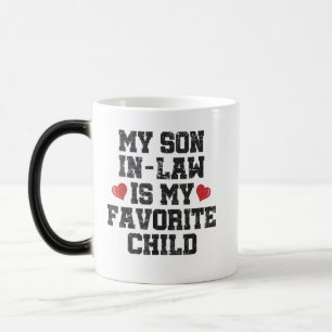 Taza Mágica Mi Hijo De Derecho Es Mi Familia Alegre Favorita