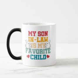 Taza Mágica Mi Hijo De Derecho Es Mi Retro Infantil Favorito