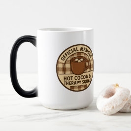 Taza Mágica Miembro Oficial: Hot Cocoa & Therapy Squad