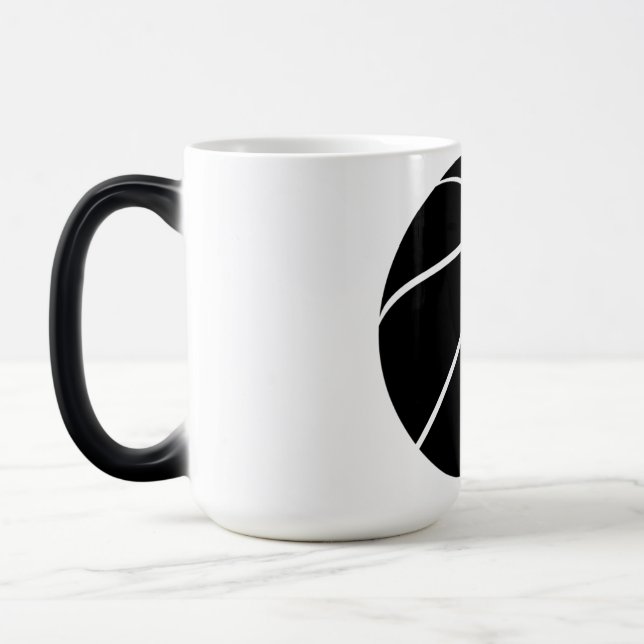 Taza Mágica "Minimalista Básquetbol Mug** (Izquierda)