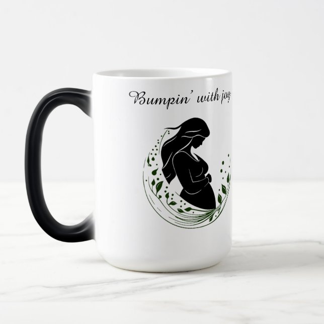 Taza Mágica Miracle in Motion – Parents-to-Be Line Art Mug 🤍 (Izquierda)