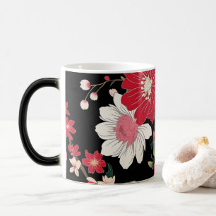 Taza Mágica Moderna fiesta de cumpleaños de flor de sakura col