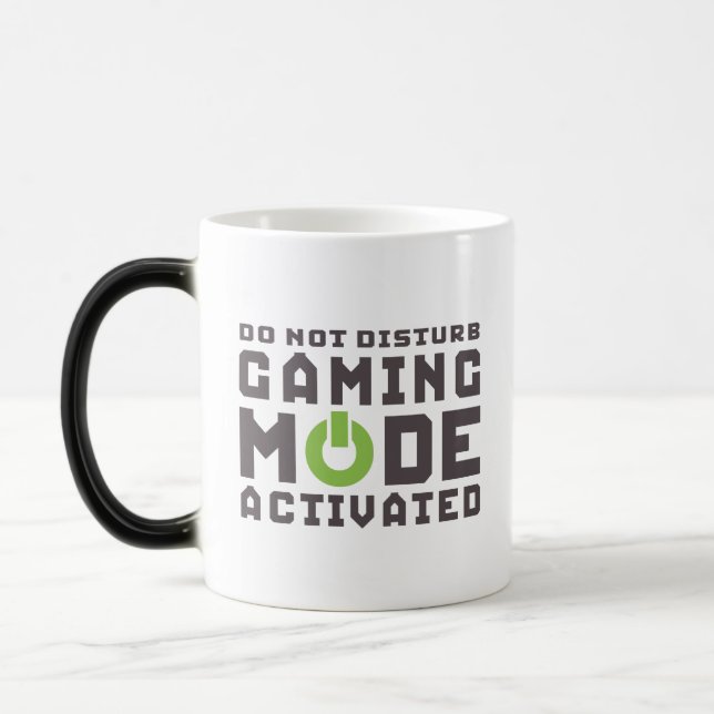 Taza Mágica Modo de juego Gamers activados y Mug divertida gee (Izquierda)