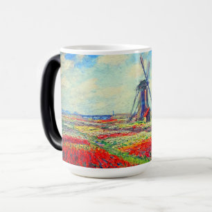 Taza Mágica Molino de viento Monet Tulips