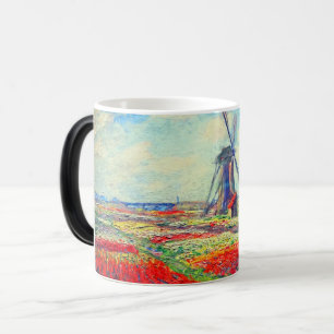 Taza Mágica Molino de viento Monet Tulips
