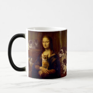 Taza Mágica Mona Lisa y su gato