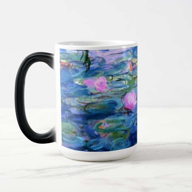 Taza Mágica Monet Pink Water Lilies (Izquierda)