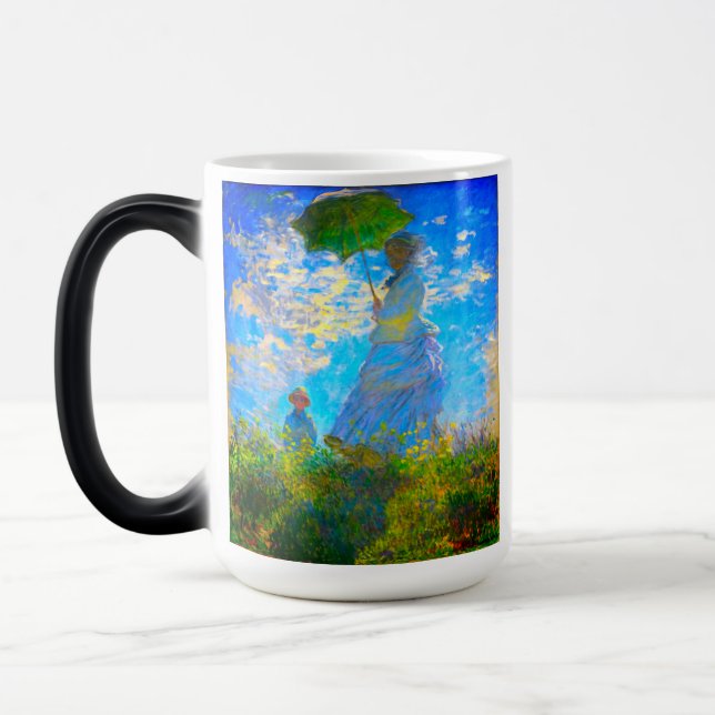 Taza Mágica Monet Woman con una sombrilla (Izquierda)