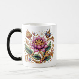 Taza Mágica Morfología de las flores de motif tailandesas