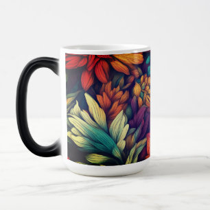 Taza Mágica Morphing Mug - Abstract Floral #73