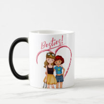 Morphing Mug Bestie para los mejores amigos para l