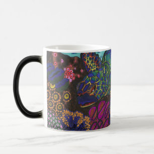 Taza Mágica Morphing Mug color de tortuga arcoiris