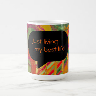 Taza Mágica Morphing mug con cita inspiradora