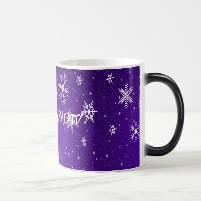 Taza Mágica Morphing Mug con el fondo azul-violeta (Derecha)