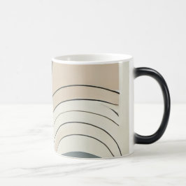 Taza Mágica Morphing Mug de resumen minimalista