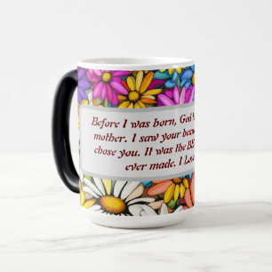Taza Mágica Morphing Mug - Dios me permita elegir a mi madre