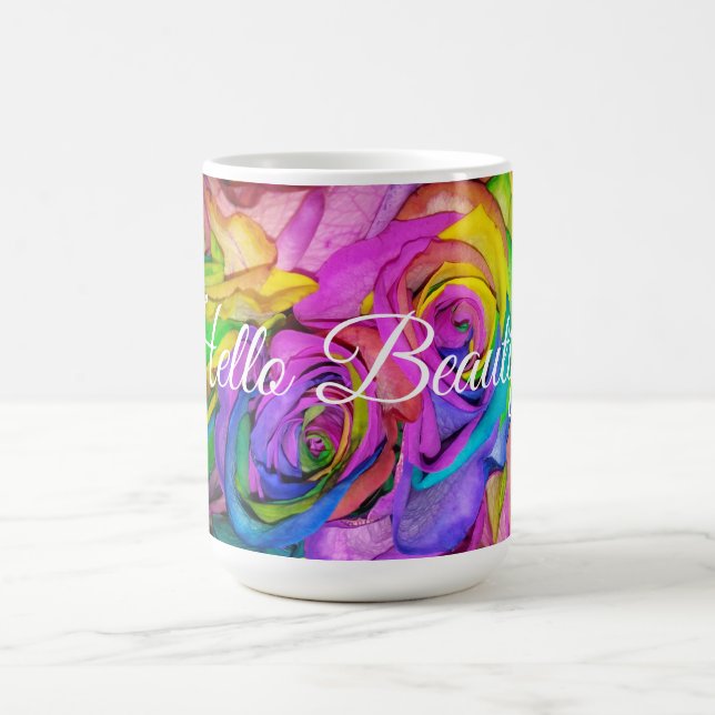 Taza Mágica Morphing Mug - ¡Hola Hermosa! (Centro)