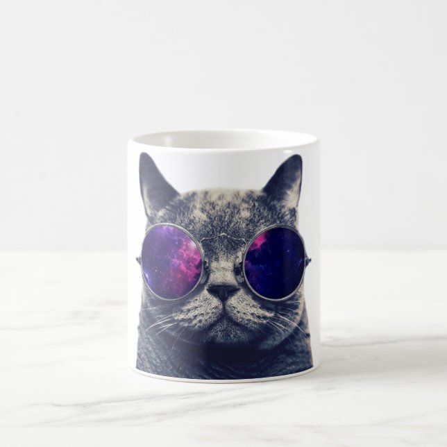 Taza Mágica Morphing Mug negro/blanco de 11 oz (Centro)